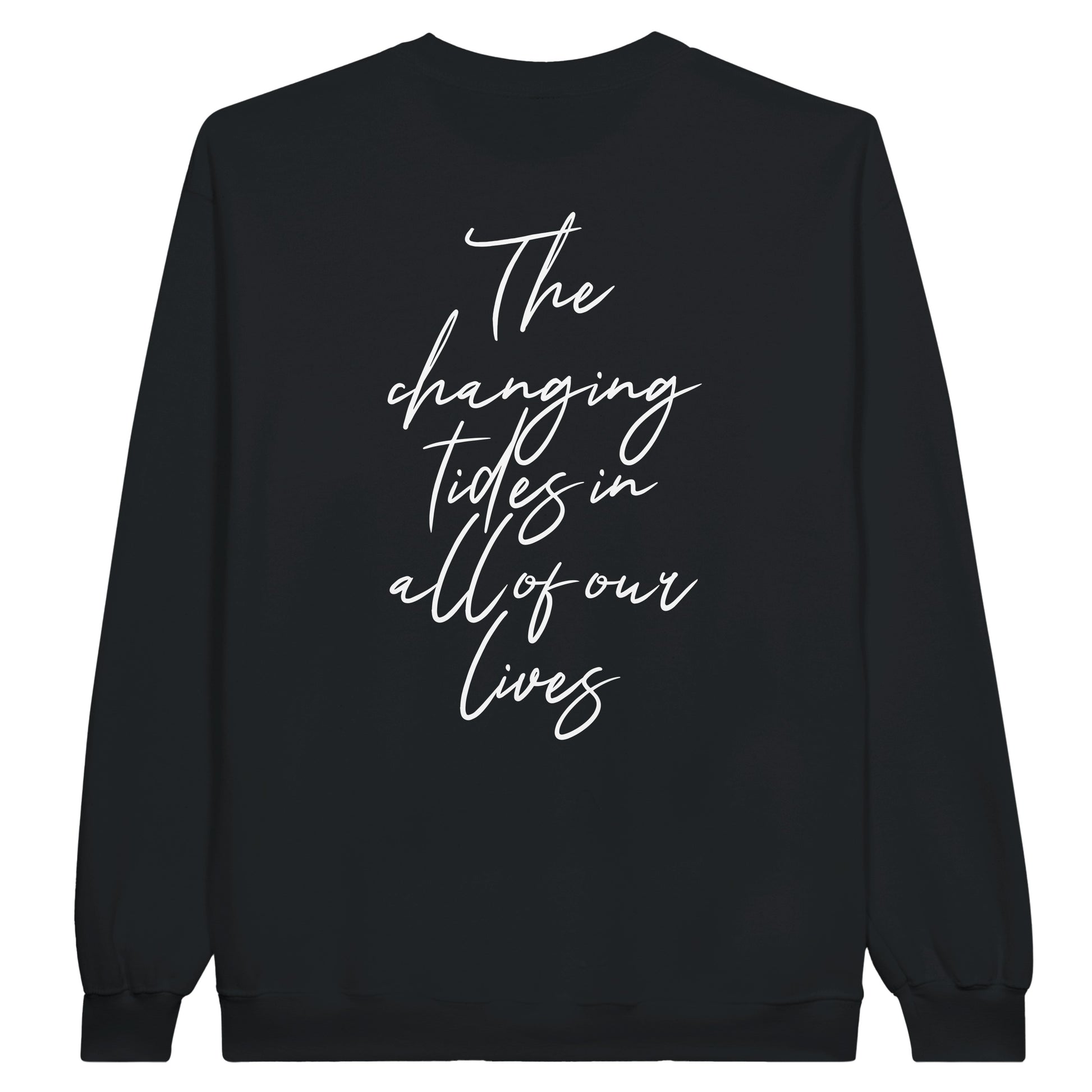 Black Back - The Changing Tides - Turning Setbacks - Classic Unisex Crewneck Sweatshirt